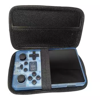 Жесткий чехол из EVA, противоударная дорожная защитная сумка-тоут, портативная сумка для хранения для портативной игровой консоли Powkiddy RGB30/RGB20SX серый