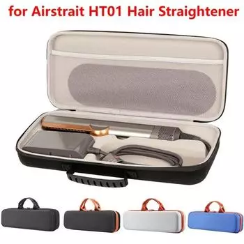 EVA Hard Carrying Case Anti-Scratch Hard Travel Case Shockproof Portable Storage Bag for Dyson Airstrait HT01 Hair Straightener серый
