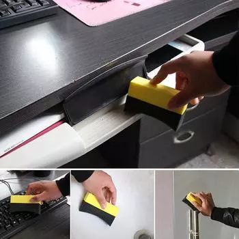 EVA Multi-Purpose Multifunctional Multiple Application Scenarios Anti-Dead Corner Car Wiper Sponge Cleaning Tools Accessories