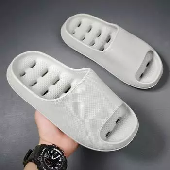 EVA slippers, non-slip, deodorant, home bath slippers, bathroom hotel, hollow leaking slippers for men and women, summer 40-41