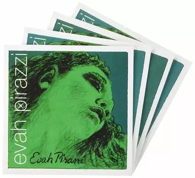 EVAH PIRAZZI Eva Pirazzi Набор скрипичных струн серебристая стальная петля (Конец струны E)