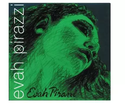 EVAH PIRAZZI Набор струн для скрипки Eva Pirazzi (электронная линия: Золотая сталь 0,26 Конец петли) золотой