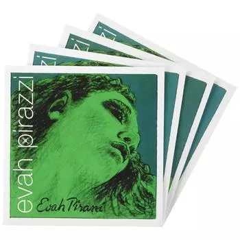 EVAH PIRAZZI Набор струн для скрипки Eva Pirazzi (струна ми: Шарообразный наконечник из серебристой стали)