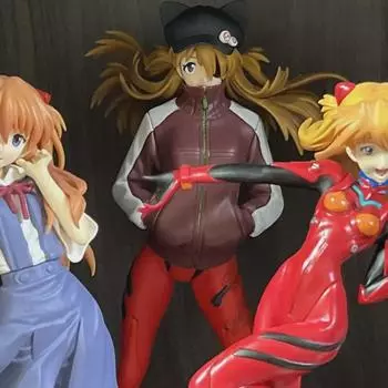 Evangelion Cat Asuka Jersey Первая лотерея Последняя фигурка