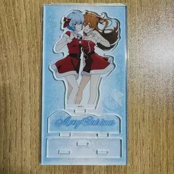 Evangelion Christmas Limited Аска Рей акриловая подставка