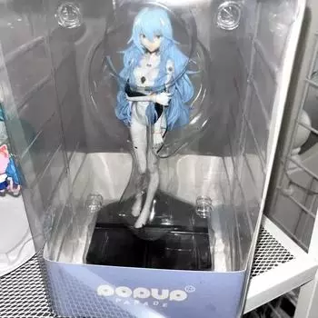 Evangelion Long Ballet Figure Pop Up Pretty Girl Figure Bangku