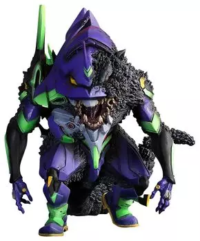 Evangelion Unit 01 Awakening Форма Высота 170 мм ПВХ окрашенная Полная фигурка X-Plus Defo-Real G приблизительно. Немасштабируемый