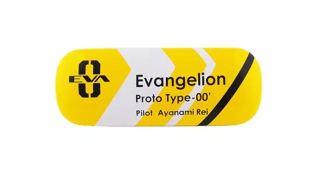 Evangelion Unit 0 Glasses Case Case Inner Diameter Height 55mm x Width 155mm x Thickness 45mm Yellow x Black x Gray Material K5-SPEC Dimensions