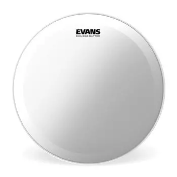 EVANS Evans Bass Drum Head EQ3 Clear BD22GB3 EQ3 Bass Batter Heads (двухслойный, 6,5 мил + 6,5 мил + 10 мил кольцо) 22 дюйма []
