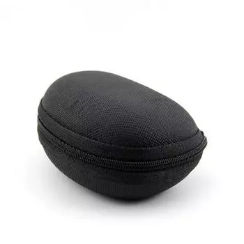 EVE Weaving Folding Sunglasses Storage Box Round Multi-Function Eyewear Protection Bag Data Cable