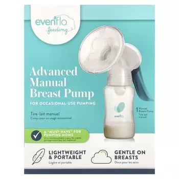 Evenflo Feeding, усовершенствованный ручной молокоотсос, 1 ручной молокоотсос