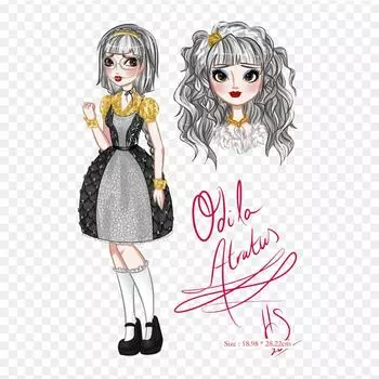 Ever After High Daughter Of Ugly Duckling Ever After H, термопереносная печать, виниловые нашивки, наклейки для одежды, аппликации «сделай сам», моющиеся нашивки