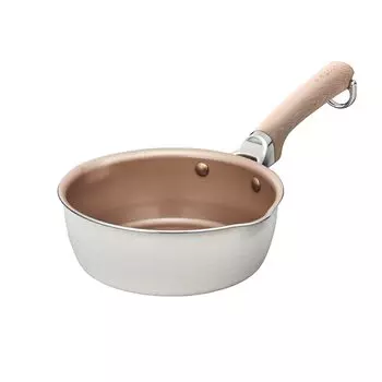 Evercook DECO Multipan 18cm Compatible with all heat sources year frying pan Beige Doshisha (IH compatible) [2 warranty] Non-stick