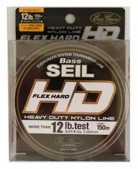 EVERGREEN Nylon Line Bus Zail Flex Hard HD 150m 12lb Camouflage Pastel Brown Color