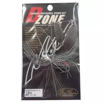 EVERGREEN Spinnerbait D Zone Double Willow Leaf 1/2oz Bluegill #07