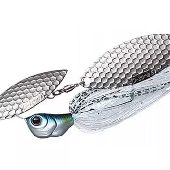 EVERGREEN Спиннербейт Двойной лепесток Ивы Hassu D-Zone 3/8oz #03