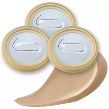 Everlife Bi Kojun Perfect Mesh de Beaute High Cover Cushion Compact Refill Refill Set of 3 Natural Ocher Стоимость приблизительно 3 тональных кремов High Cover