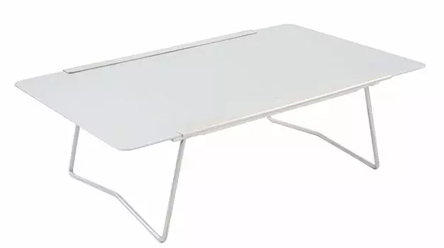 EVERNEW Alu EBY531 Алюминиевый стол/огонь серебряный
