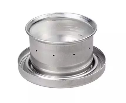 Evernew Bluenote Ultralight Backpacking Alcohol Stove Set with Pre-Heating Plate