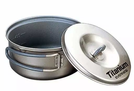 EVERNEW Titanium Cooker 1 Ceramic ECA421