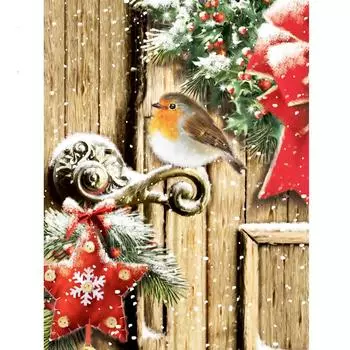 Evershine 5D DIY Алмазная вышивка Птица Зима Алмазная картина Животное Вышивка крестом Снег Настенный декор Full Round 20X30CM