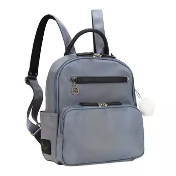 Every B5 PET bottle Blue H30xW26xD11cm [Kanana Project] Rucksack, Backpack, storage, storage, Women s, Gray,