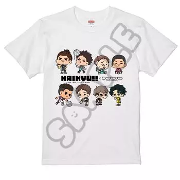 Everyone Mochocho 6th Edition M IA White M Size [Think Innovation] Haikyu!! [Group] Operation! T-Shirt белый