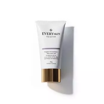 EVERYSKIN Clay Spa Wash 95 г Скраб для лица с глиной и минералами Шероховатость Тусклость Прозрачность Маска для умывания Омертвевшая кожа Себум Отбеливание пор