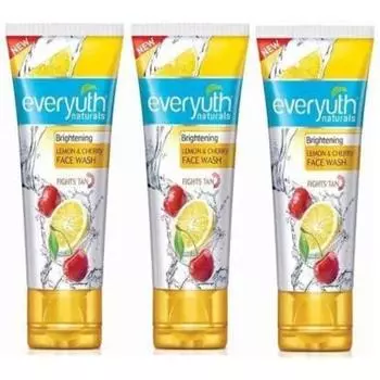 Everyuth Naturals Oil Clear Lemon Face Wash with Nano Vita-C 50 г Упаковка из 3 шт.