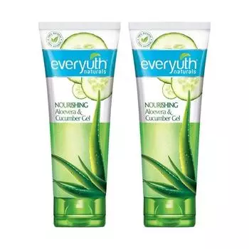 Everyuth Naturals Питательный гель с алоэ вера и огурцом, 100 г (Упаковка из 2 шт.)
