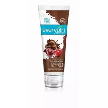 Everyuth Naturals Pure & Light Tan Removal Choco Cherry Scrub, 50 г, бутылка