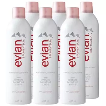 Evian Evian Burmi Zatoire 400 мл x 6 бутылок набор evian [продукт]