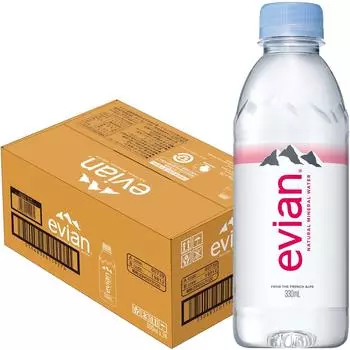Evian Itoen Evian Hard Water Минеральная вода ПЭТ Бутылка 330 мл x 24 бутылки Импортный [Обычный продукт]