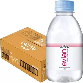 Evian Itoen минеральная вода Evian с высокой жесткостью ПЭТ-бутылка 220 мл x 24 бутылки [Официальный импорт]
