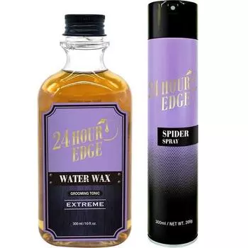 Evin Edge Grooming Tonic Water Wax Extreme 300 мл + Spider Spray 300 мл набор, 1 набор, лучшие мужские средства для волос из Кореи