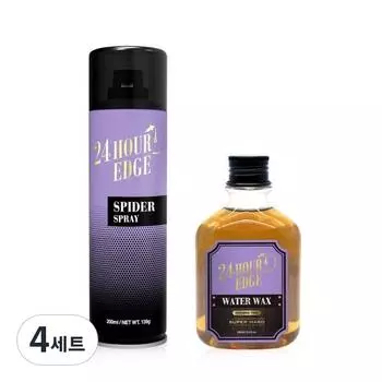 Evin Edge Grooming Tonic Water Wax Super Hard 160 мл + Spadeer Spray 200 мл Набор, 4 набора, лучшие мужские средства для волос Кореи