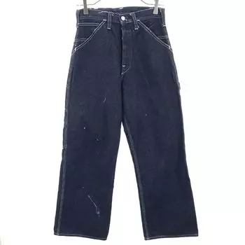 EVISU Denim painter pants Button fly cinch back jeans Women Used