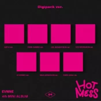 EVNNE - HOT MESS [Digipack Ver.]. Случайная дата выхода **предзаказанного товара**: 10 февраля 2025 г. 0