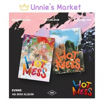 EVNNE [HOT MESS] POCA Ver. / 4-й МИНИ-АЛЬБОМ RANDOM 1EA