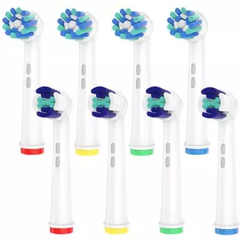 Evolution Dealswin электрическая зубная щетка сменная щетка коричневая совместимая с Oral B совместимая щетка щетка базовая щетка Oral Ruby коричневая сменная