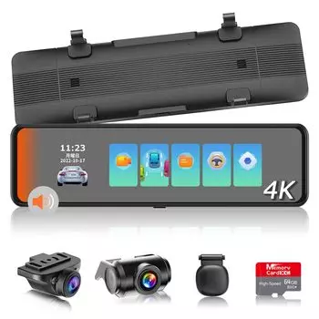 Evolution Раздельный Тип 4K BSD Помощь водителю Высокопрочный Тип VANBAR Регистратор Зеркального Типа Раздельный Датчик IMX415 8 Миллионов Пикселей Голос