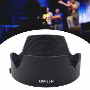 EW83N реверсивная бленда для объектива Canon RF24 105 мм F4L IS USM, солнцезащитный козырек для объектива камеры, подходит для фильтров 77 мм, безопасное хранение