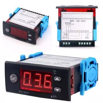 EW-181H 220 В цифровой дисплей умный термостат регулятор температуры контроллер
