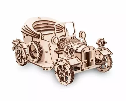 EWA EcoWoodArt 3D пазл Ретро Машина Для ребенка в Модель Кабриолет DIY Деревянный Ретро - для него! Т, Автомобиль, Автомобиль.