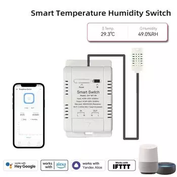 EWELINK Wifi Интеллектуальный температурный переключатель Модуль APP Пульт дистанционного управления 50/60 Гц Автоматизация Работа с Alexa Google Assistant Other