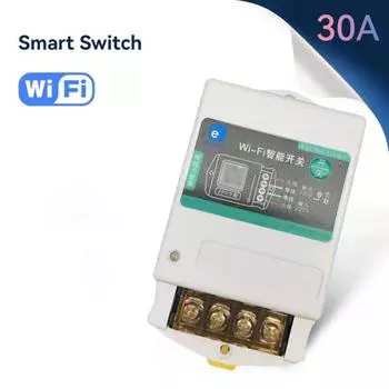 Ewelink WIFI Smart Switch 30A Высокомощный умный домашний таймер-переключатель Беспроводное дистанционное управление через Google Home Alexa белый