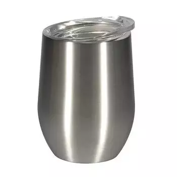 Европа и Америка 12 унций Чашка для яиц 304 Нержавеющая сталь Вакуумное напыление U-образная чашка-скорлупа Swig Креативный бокал для красного вина 12oz
