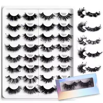 Европа и Соединенные Штаты с алмазными накладными ресницами 3d трехмерные натуральные толстые привитые ресницы