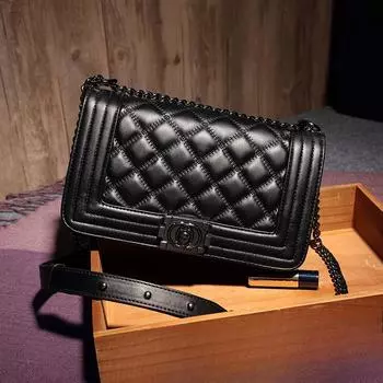 Европа и США мода легко подобрать женская сумка ромбовидная цепочка сумка одно плечо кроссбоди женская маленькая сумка