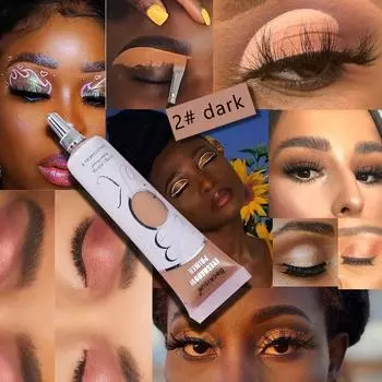 Европа и США Праймер для теней для век Крем-консилер для глаз Праймер для белого тона кожи Фиолетовые тени для век Фиксация макияжа Водонепроницаемая защита от пота